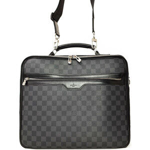 Louis Vuitton Damier Graphite Black Steve Computer Case Business Bag